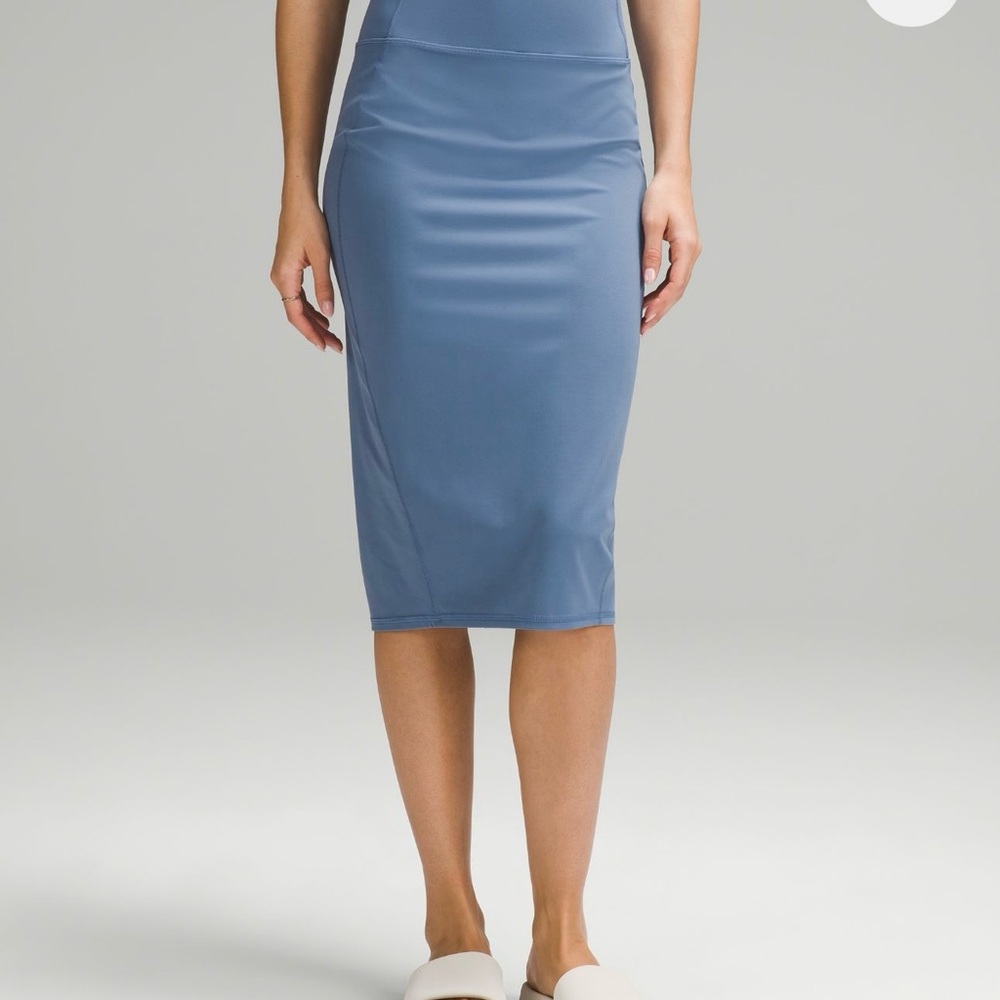 Lululemon Athletica Blue Pencil Skirt